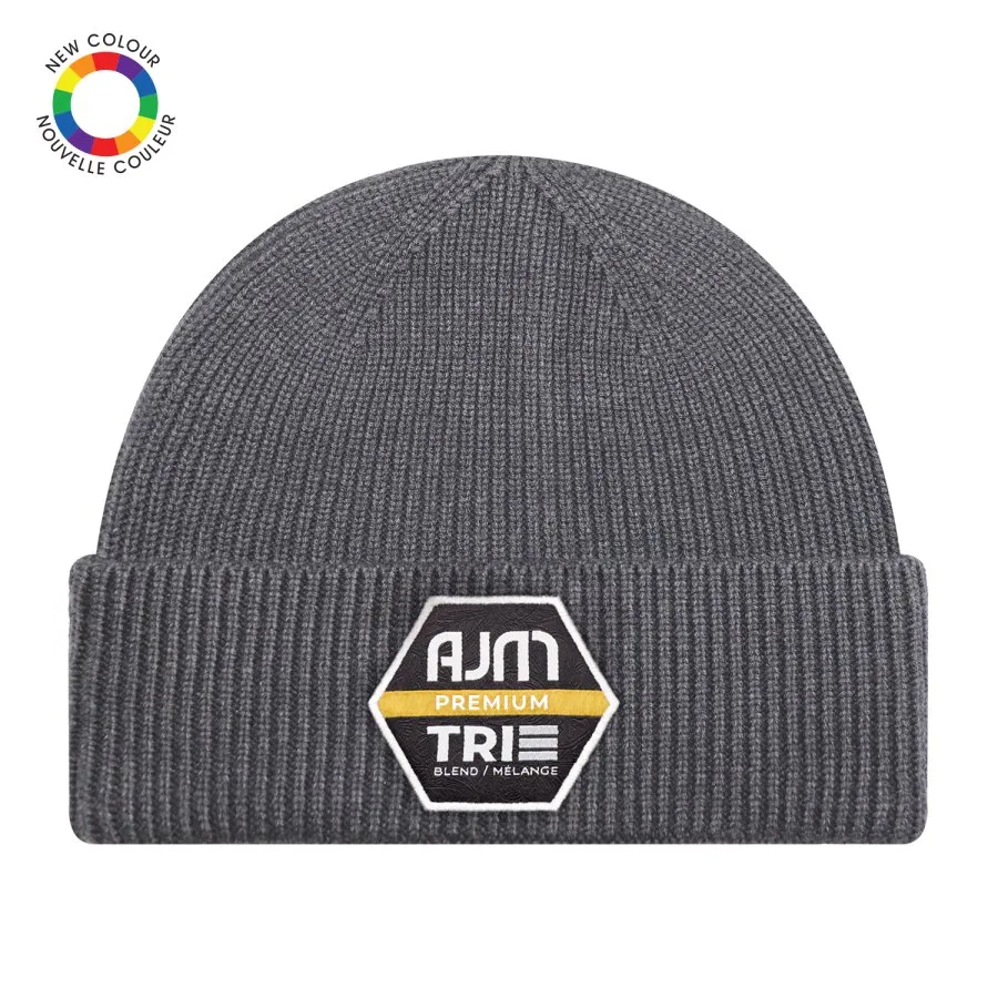 AJM 1T270M PREMIUM Tri-Blend Cuff Toque with Flat Seams