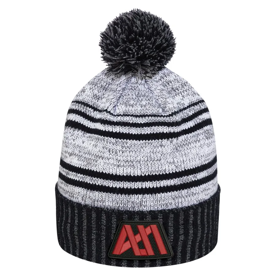 AJM 9G087M Cuff Toque (Pom Pom 8cm)