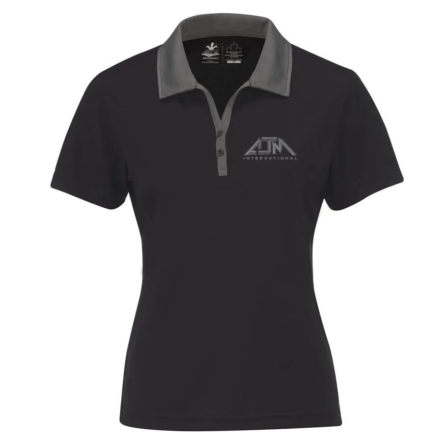 AJM PF2015 Women's Performance Two-Tone Polos