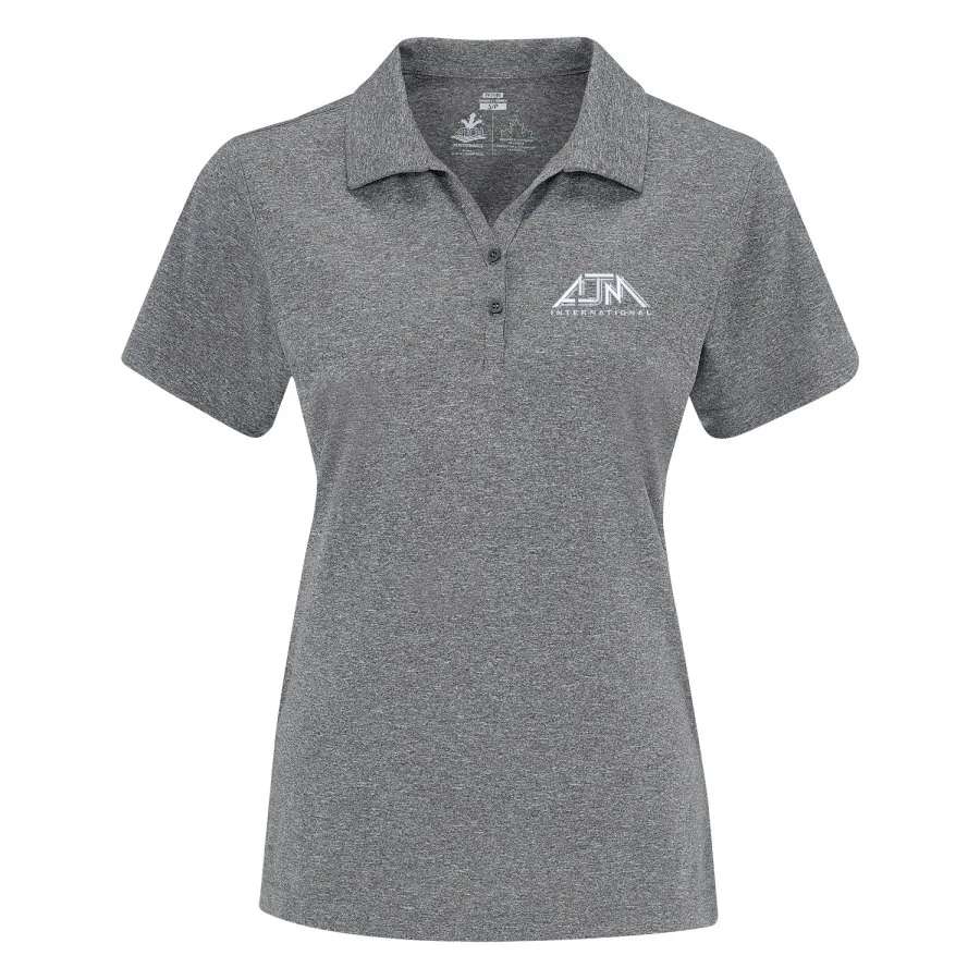 AJM PF2040 Women's Performance Heather Polos