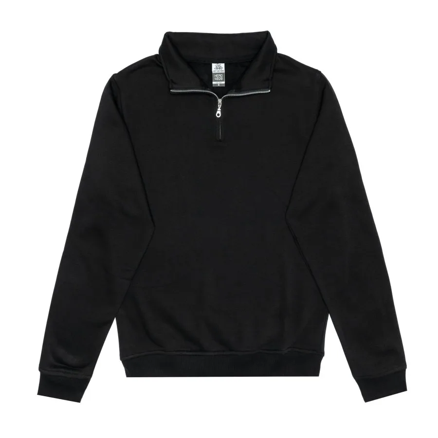 Just Like Hero HERO-4020 Quarter Zip Sweatshirt