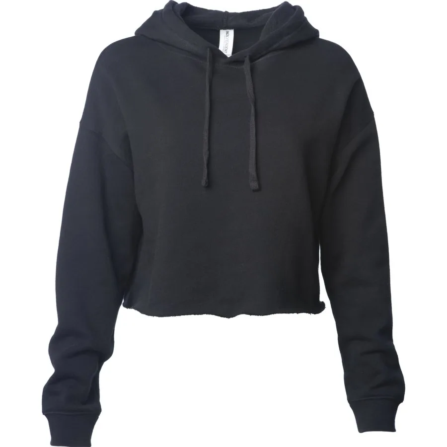 Independent Trading Co. AFX64CRP Women's Lightweight Crop Hooded Pullover