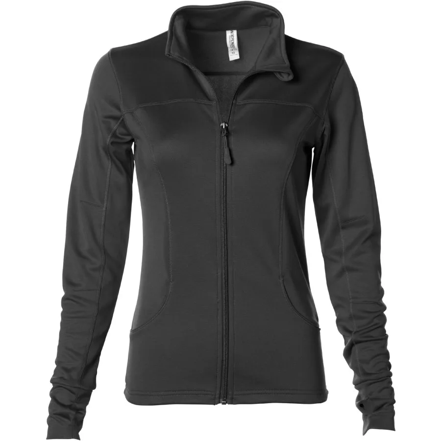 Independent Trading Co. EXP60PAZ Womens Polyester Athlectic Zip