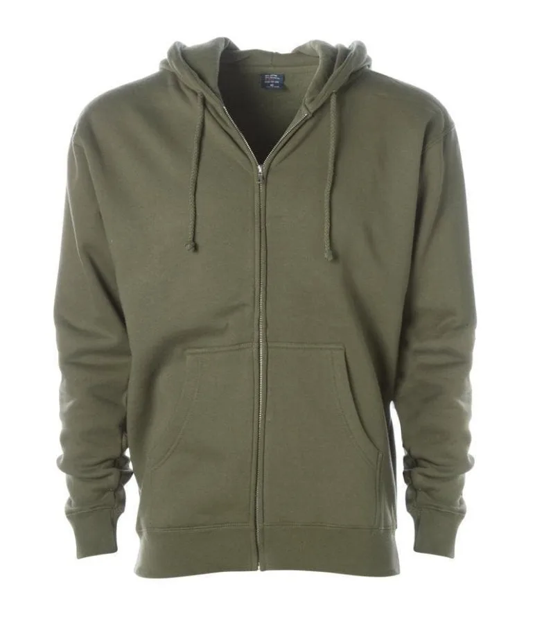 Independent Trading Co. IND4000Z Men's Heavyweight Zip Hooded Sweatshirt