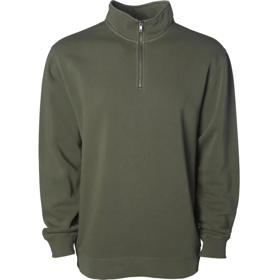 Independent Trading Co. PRM4600QZ Midweight Pigment Dye Quarter Zip