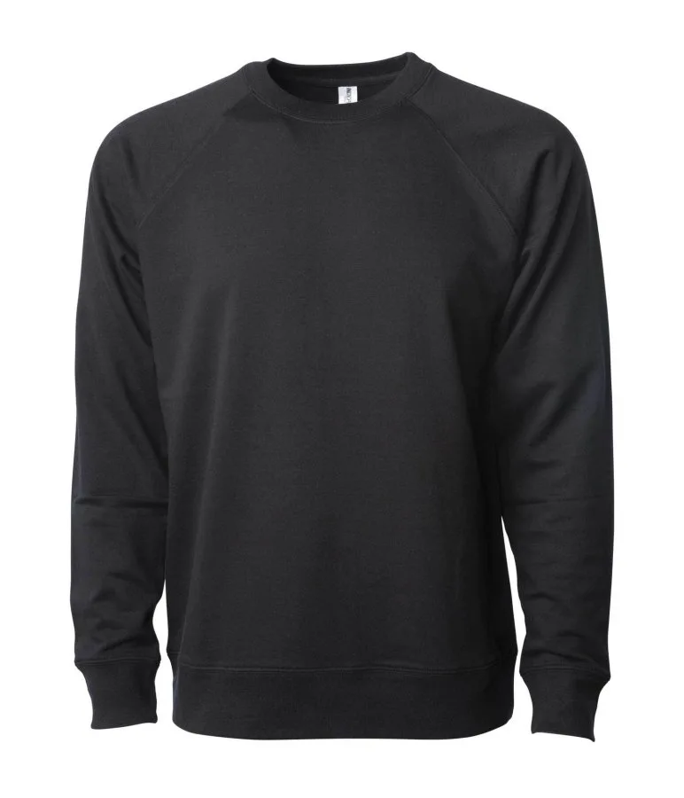 Independent Trading Co. SS1000C Unisex Lightweight Loopback Terry Crew