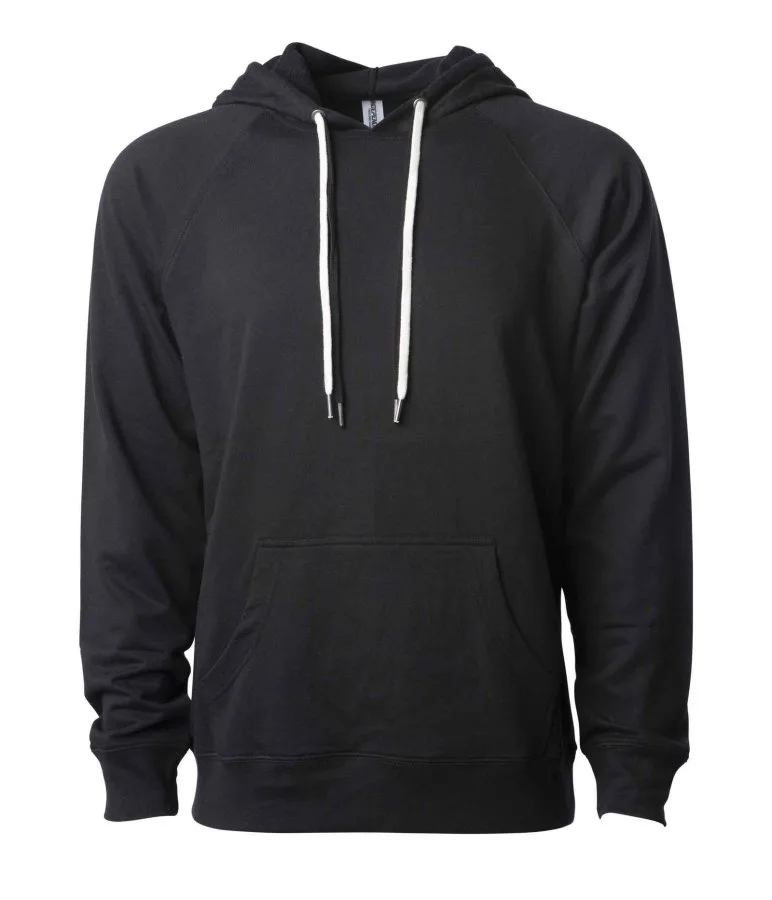 Independent Trading Co. SS1000P Unisex Lightweight Loopback Terry Hooded Pullover