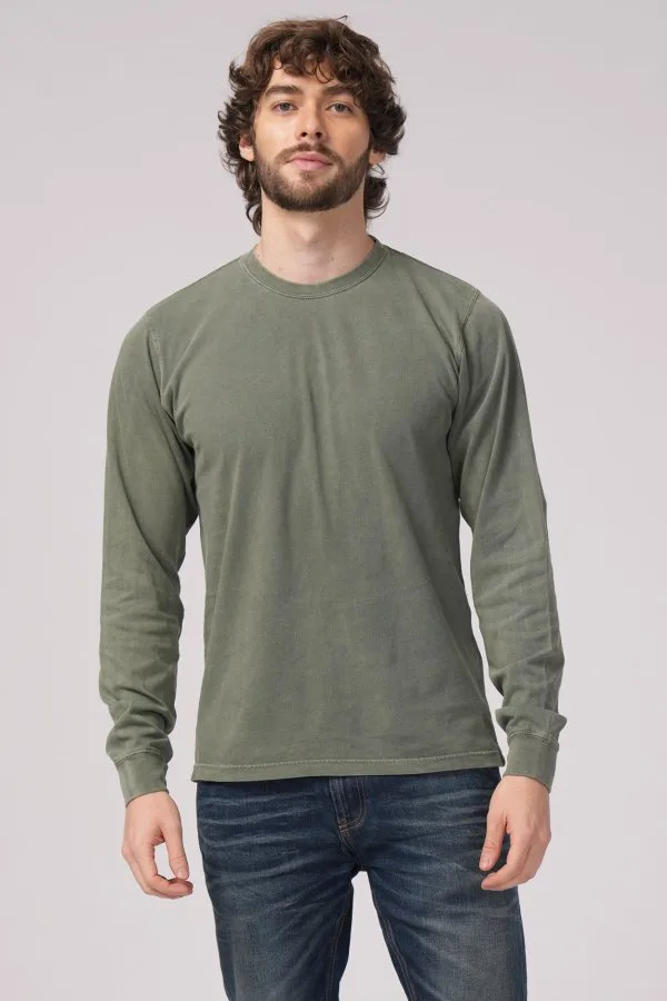 Milltex 401 Mid Weight L/S Pigment Dyed Tee