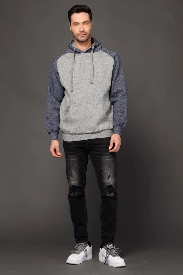 Milltex 869 Heavy Weight Marled Varsity Hoody