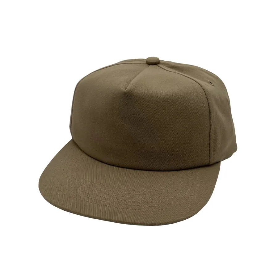 Nissi Caps GNV-011 CVC 5 Panels Unstructured Flat Bill Cap
