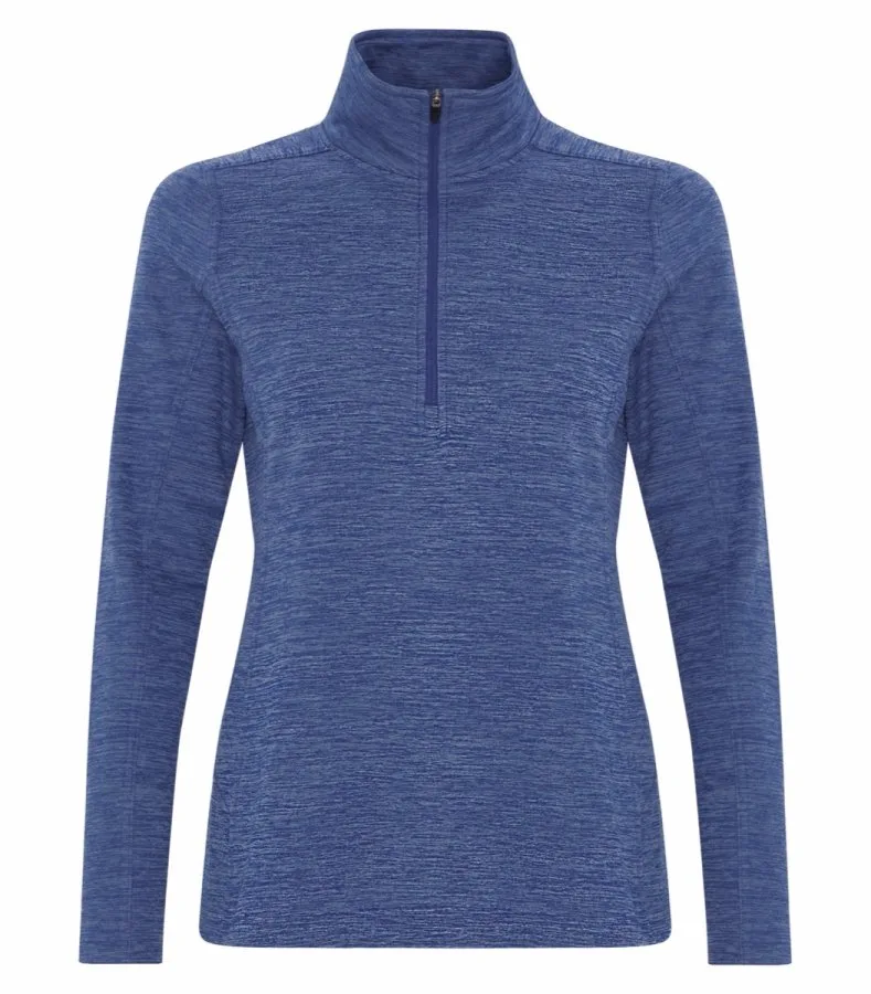 ATC L2022 Dynamic Heather Fleece 1/2 Zip Ladies' Sweatshirt