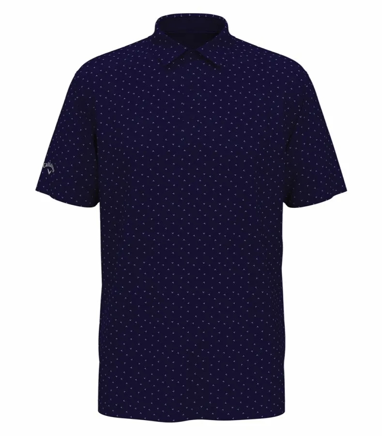 Callaway CGM791 Micro Chev Print Polo