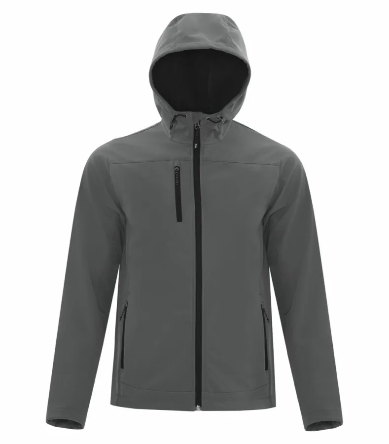 Coal Harbour J7605 Everyday Hooded Water Repellent Stretch Soft Shell Jacket