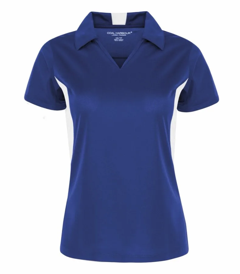 Coal Harbour L4001 Snag Resistant Colour Block Ladies' Polo
