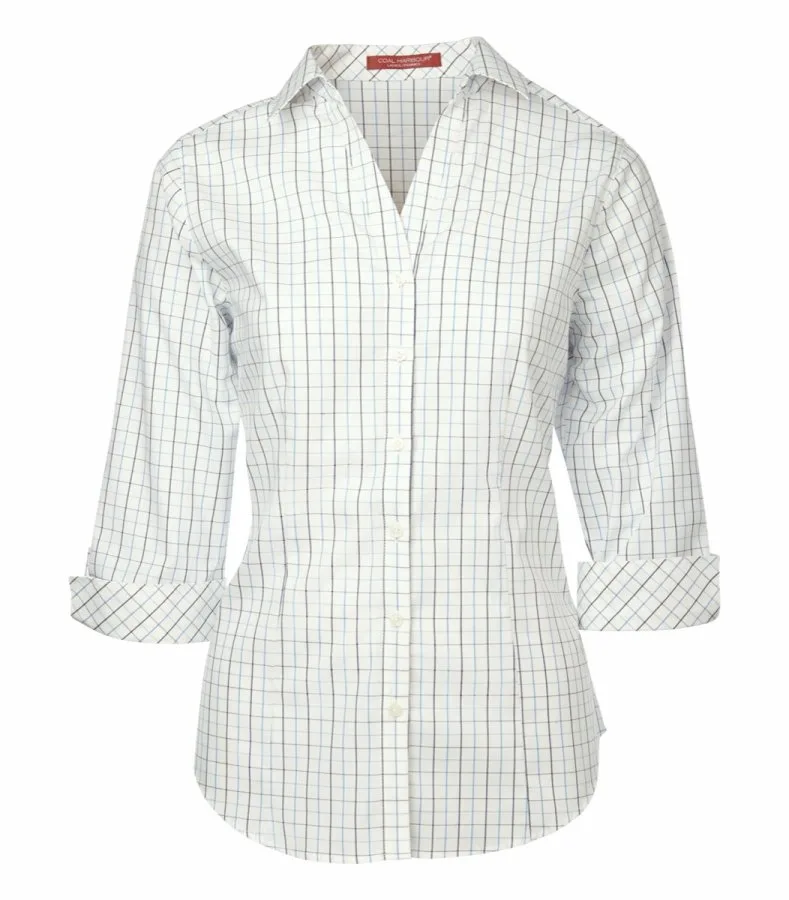 Coal Harbour L6005 Tattersall Check Woven Ladies' Shirt