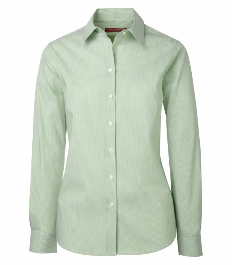 Coal Harbour L6006 Mini Stripe Stretch Woven Ladies' Shirt