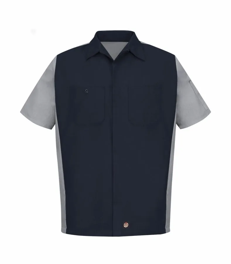 Red Kap SY20 Short Sleeve Woven Crew Shirt