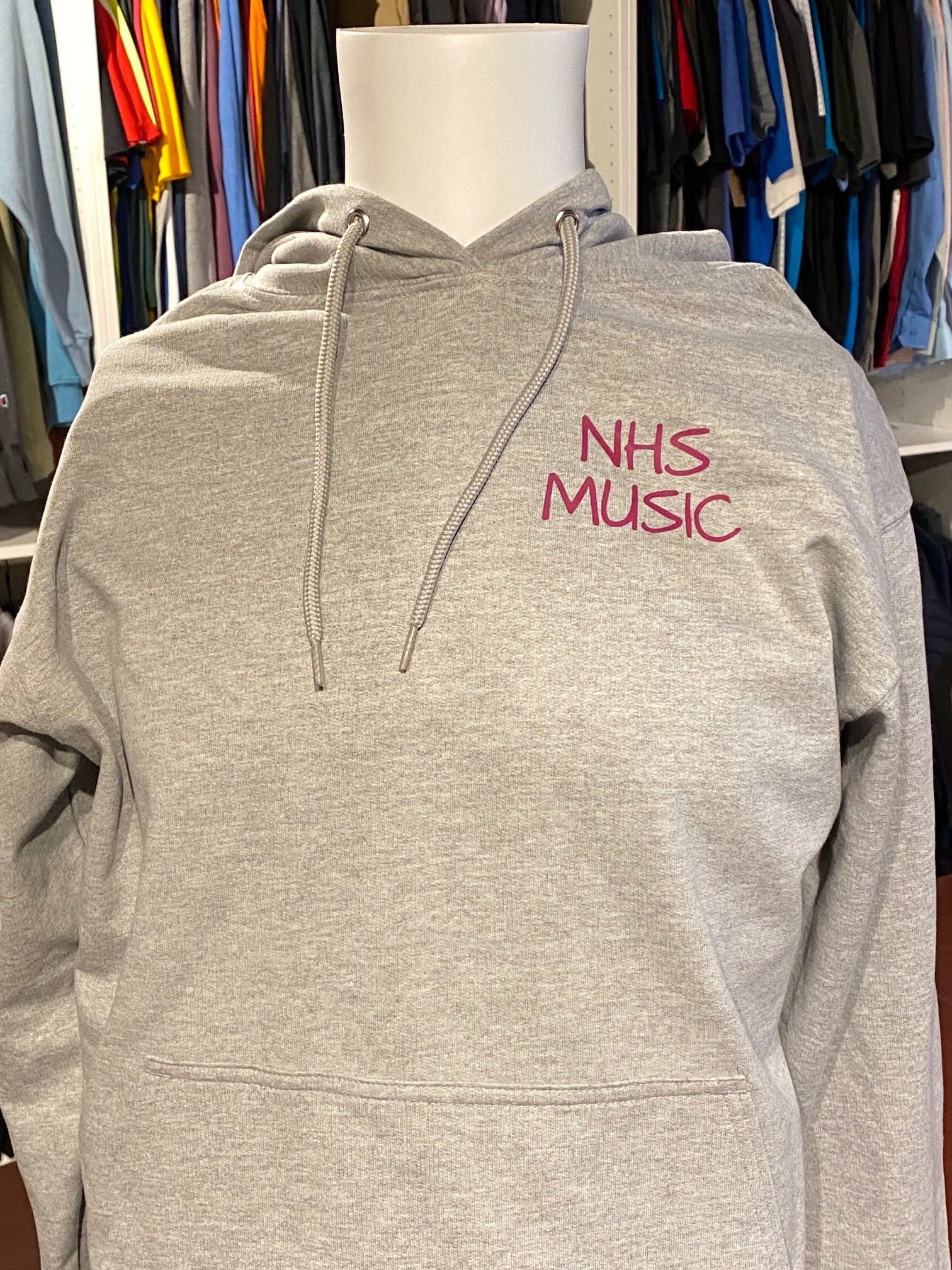 Newmarket High School DTF Hoodie custom decoration
