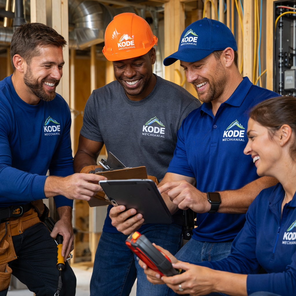 trades bulk programs custom hoodies t-shirts jackets hi-vis ontario newmarket canada kode garment